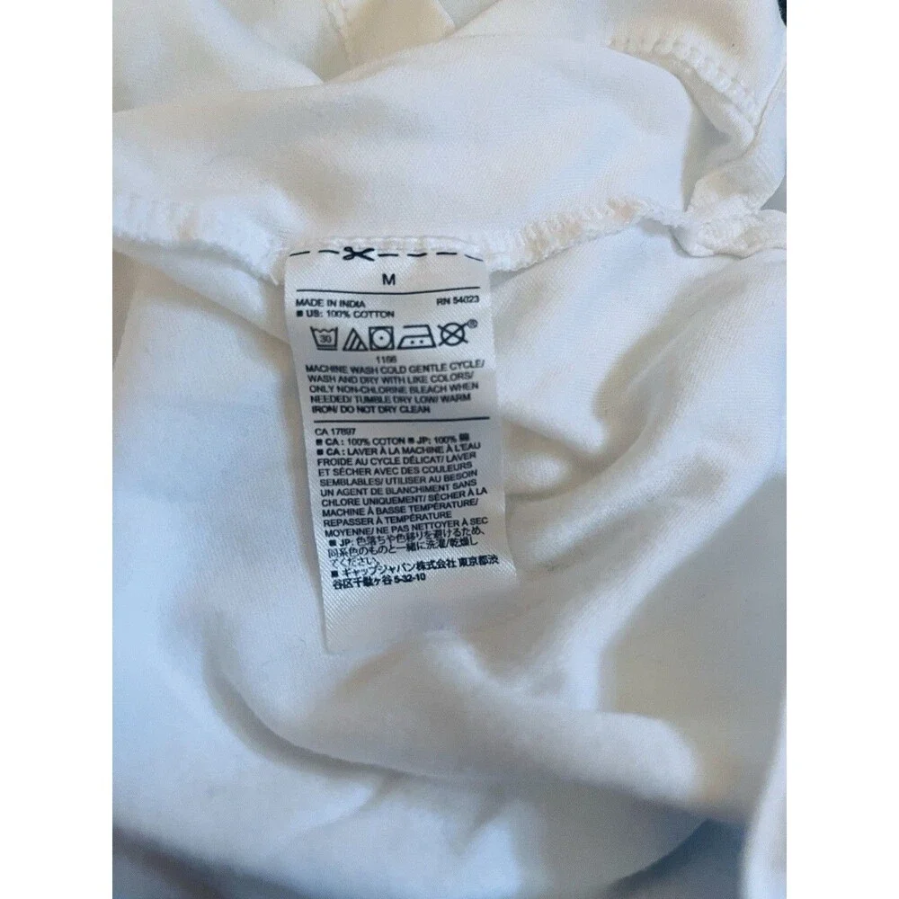 Banana Republic Mens Polo Shirt: Size Medium, White, Luxury Touch Performance
